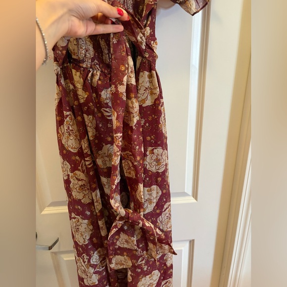 Simons BluPepper Ancient Floral Sweetheart Neckline Maxi Dress Size U.S. Large - Picture 9 of 16